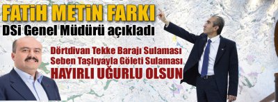 BOLU TARIMI İÇİN ÇOK SEVİNDİRİCİ HABER