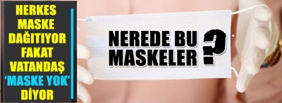 BOLU'DA BAKIN TOPLAMDA KAÇ MASKE DAĞITILDI