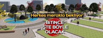 Belediye önü bittiğinde böyle olacak