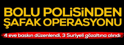 Bolu polisinden DAEŞ operayonu