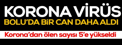 Bolu'da korana virüs'e bir can daha verdik