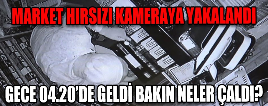 BOLU’DA MARKET HIRSIZLIĞI ANBEAN GÜVENLİK KAMERASINA YANSIDI