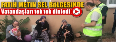 Fatih Metin sel bölgesinde incelemelere başladı