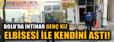 GENÇ KIZ KENDİNİ ASTI!