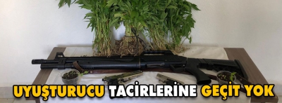 JANDARMA TİMLERİ TARAFINDAN SİLAH VE KENEVİR ELE GEÇİRİLDİ