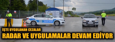 RADAR VE UYGULAMALAR DEVAM EDİYOR!