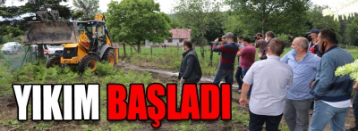 Yaylalardaki kaçak bahçe çitleri yıkılıyor