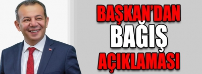 Başkan Özcan'dan bağış açıklaması