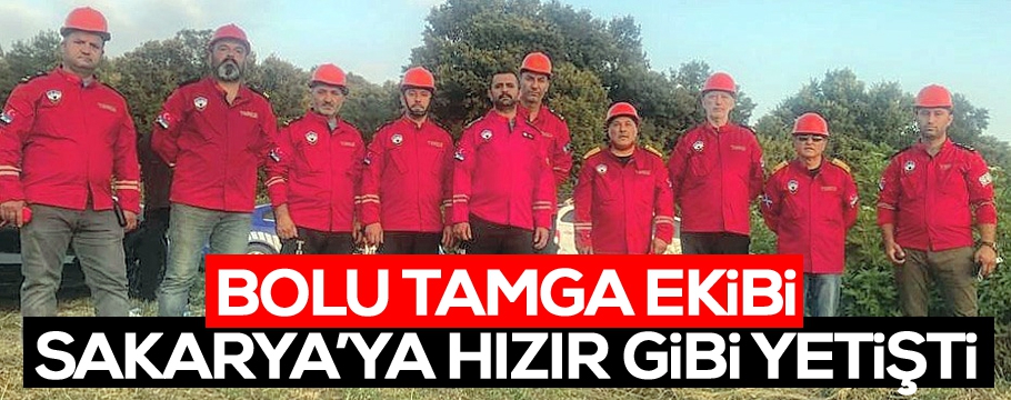 Bolu TAMGA ekibi Sakarya'da tam puan aldı