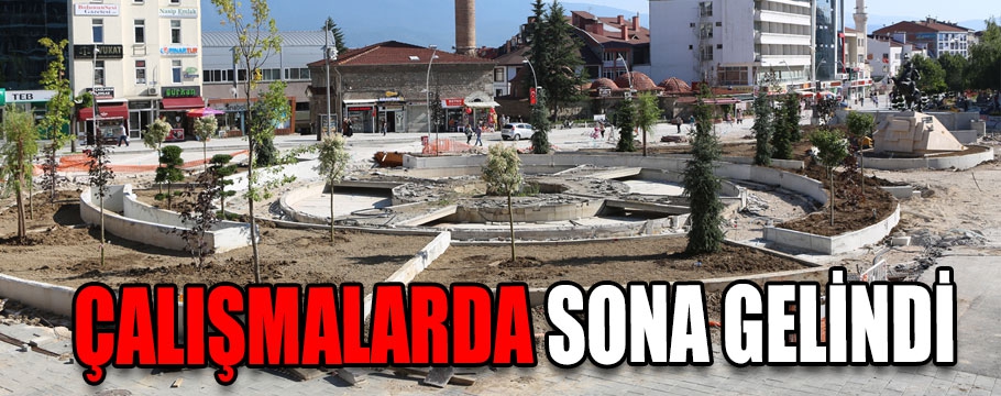 Meydan çalışmasında sona gelindi