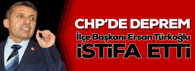 CHP'de şok istifa