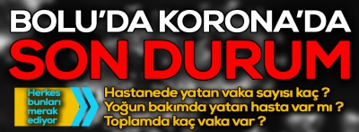 İşte Bolu'da koronavirüs'te son durum