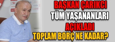 İşte Boluspor'un resmi borcu