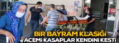 Kurban kesmeye çalışan 25 acemi kasap yaralandı