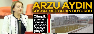 Olimpik yüzme havuzu haftaya ihaleye çıkıyor