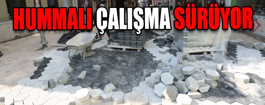 Hummalı çalışma sürüyor