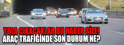 TEM’de trafik yoğunluğu