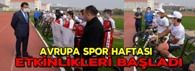 Bolu'da Avrupa spor etkinlikleri haftası başladı 