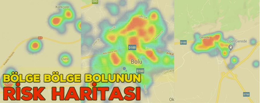 Bölge Bölge Bolu'nun Risk Haritası