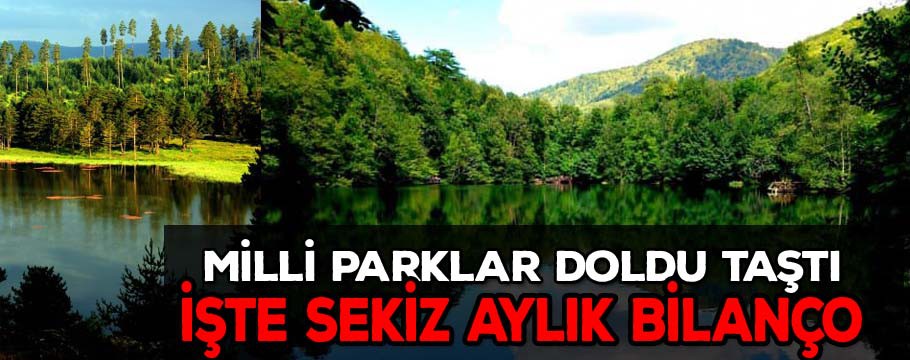 Milli parklar doldu taştı