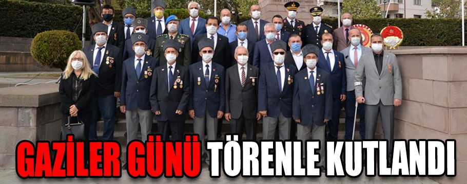 Gaziler günü törenle kutlandı