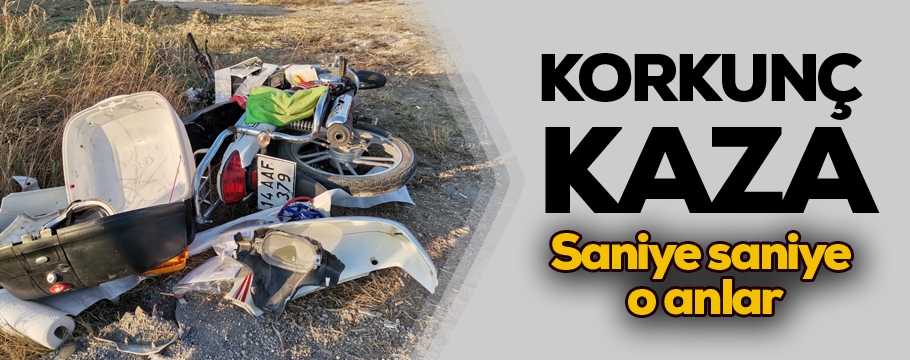 Korkunç kazanın saniye saniye görüntüleri