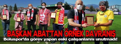 Başkan Abat'tan örnek davranış 