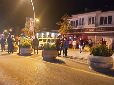 Bolu'da ahır, fırın evi, 2 samanlık, 2 bin saman balyası yandı