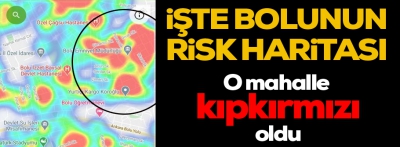 İşte Bolu'nun risk haritası