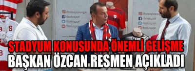 Özcan'ın stadyum vaadi gerçek oluyor