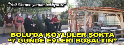 Yıkım kararına köylüler tepki gösterdi!