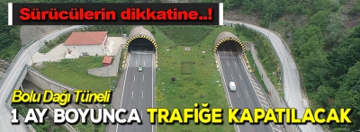 1 Ay boyunca trafiğe kapatılacak