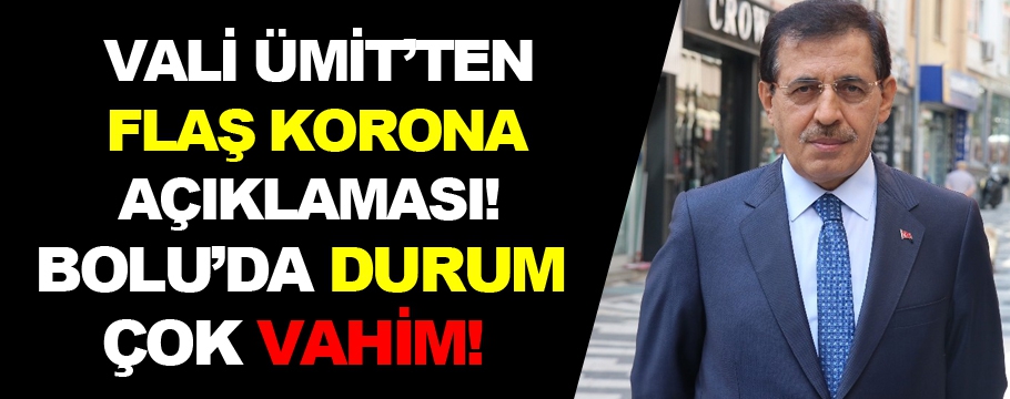 Bolu'da durum çok vahim!