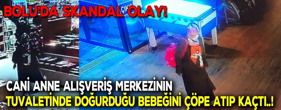 Cani anne tuvalette doğurduğu bebeğini çöpe attı!