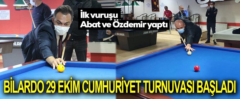 İlk vuruşu Abat ve Özdemir yaptı