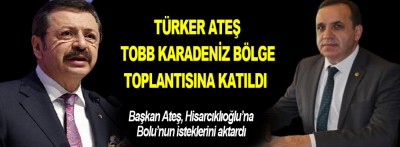 Başkan Türker Hisarcıklıoğlu'na Bolu'nun isteklerini aktardı