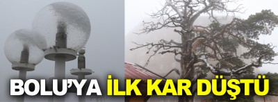 Mevsimin ilk karı düştü