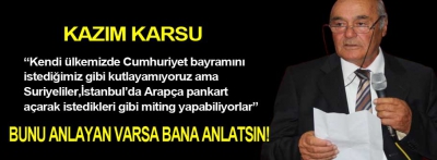 Karsu'dan sitem açıklaması