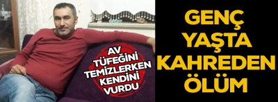 Tüfeğini temizlerken kendini vurdu