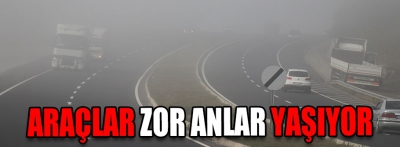 Araçlar zor anlar yaşıyor