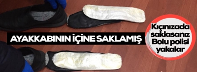 Ayakkabıda taşınan esrarı ‘Sezar' yakaladı