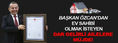 Başkan Özcan'dan müjde