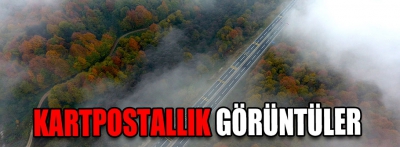 Bolu Dağında kartpostallık görüntüler