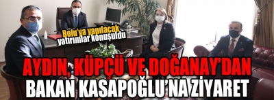 Bolu'ya yapılacak yatırımlar konuşuldu