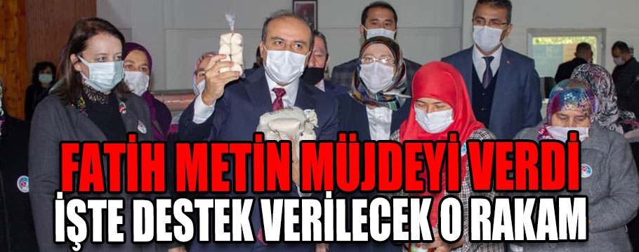 Fatih Metin müjdeyi verdi