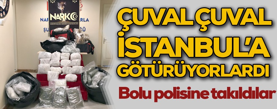 Bolu polisinden büyük operasyon