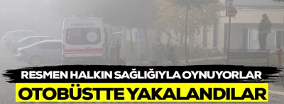 Bu kez yolcu otobüsünde yakalandılar