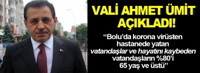 Vali Ümit Bolu'daki vakaları açıkladı!