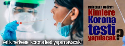 Sağlık Bakanlığından çok önemli test açıklaması