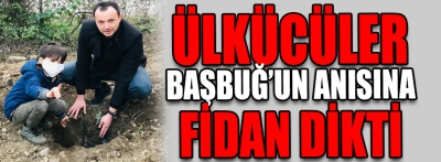 Ülkücüler Başbuğ'un anısına fidan dikti